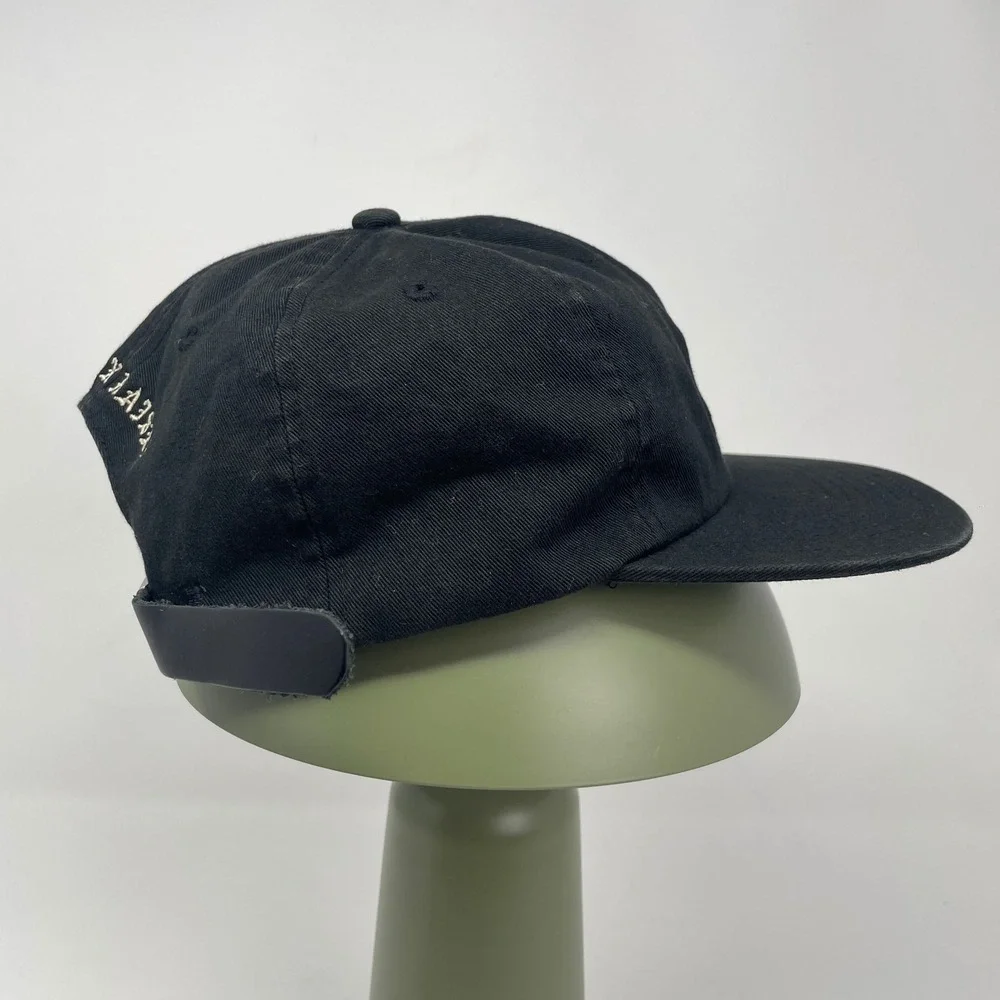 Born X Raised Los Angeles Black Strapback Dad Hat Embroidered X Logo USA Rare - Picture 4 of 9